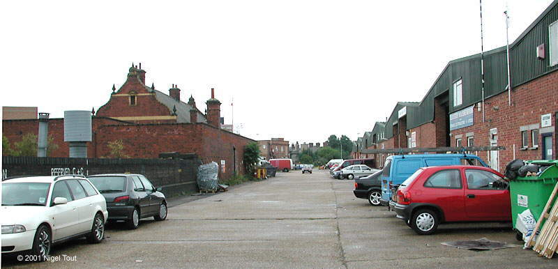 Site of Leicester Central station platforms Site of Leicester Central station platforms