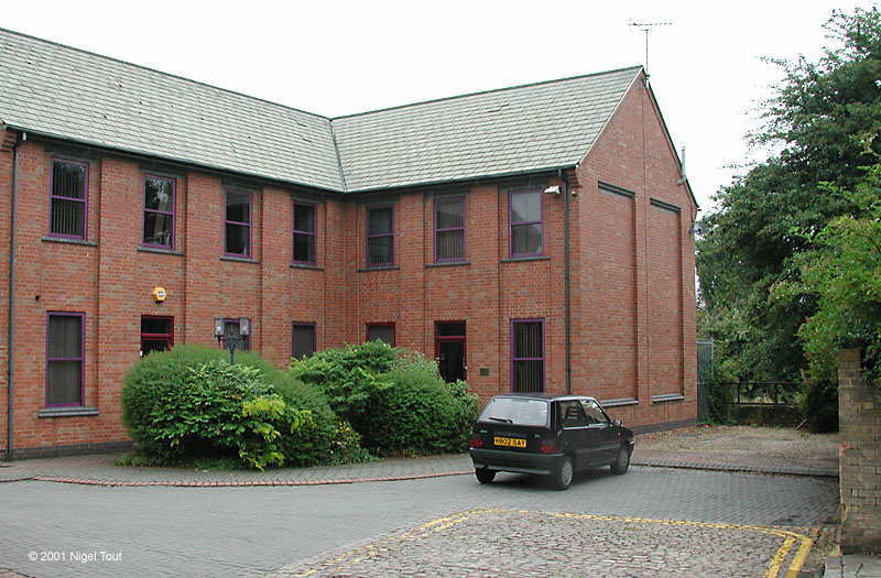 Building over GCR track bed, Talbot Lane, Leicester Building over GCR track bed, Talbot Lane, Leicester