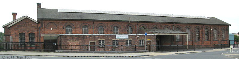 GCR ex-wagon repair shop before conversion, Leicester GCR ex-wagon repair shop before conversion, Leicester