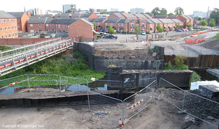 Upperton Road, Leicester, GCR viaduct demolition Upperton Road, Leicester, GCR viaduct demolition