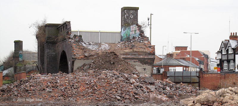 Demolition of viaduct