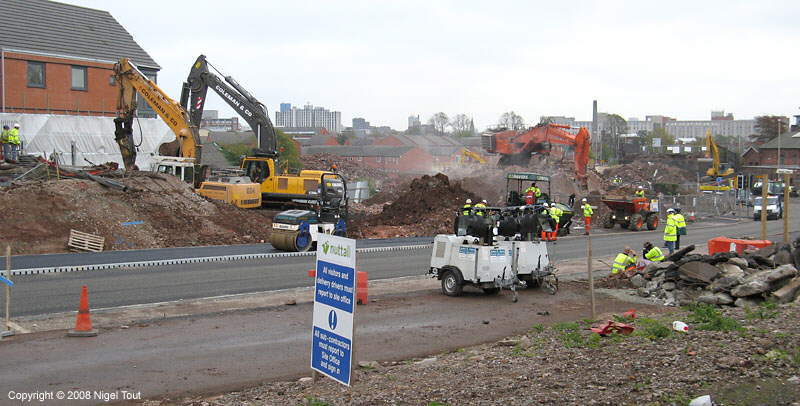 Demolition of Upperton Road viaduct, Leicester, GCR