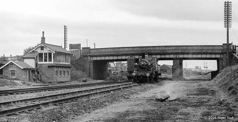 Loughborough Central signal box and King Haakon VII Loughborough Central signal box and King Haakon VII