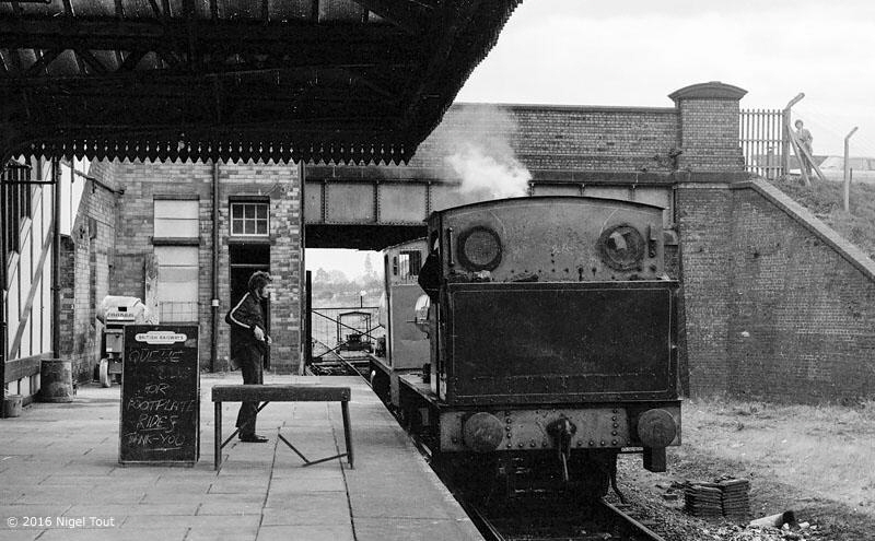 Footplate rides at Loughborough Central, GCR, Robert Nelson No. 4, 1973 Footplate rides at Loughborough Central, GCR, Robert Nelson No. 4, 1973