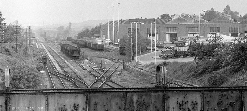 Diesel shunter at Hotchley Hill gypsum works Diesel shunter at Hotchley Hill gypsum works