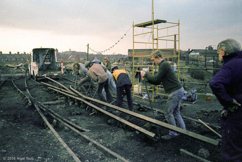 MLST recovery of track from Leicester West Bridge MLST recovery of track from Leicester West Bridge
