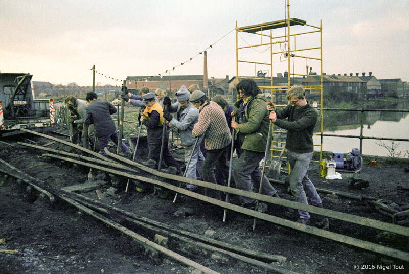 MLST recovery of track from Leicester West Bridge