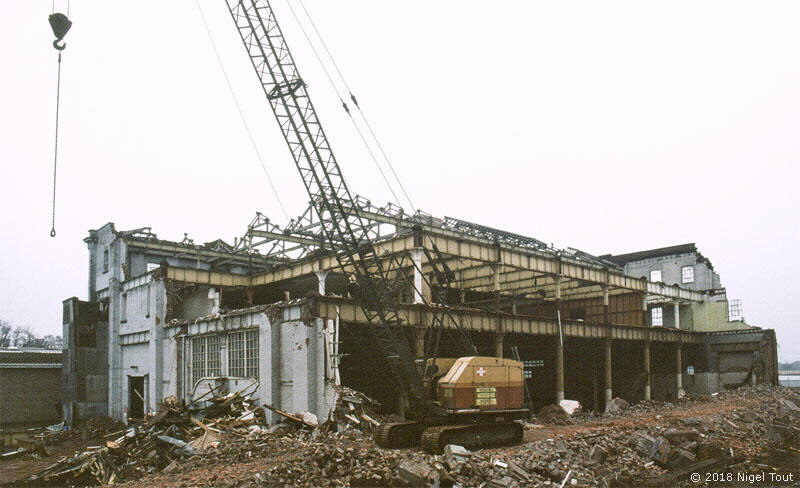 Leicester GCR goods shed demolition Leicester GCR goods shed demolition