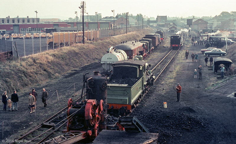 Steam locomotives GCR Loughborough Central, 1973 Steam locomotives GCR Loughborough Central, 1973