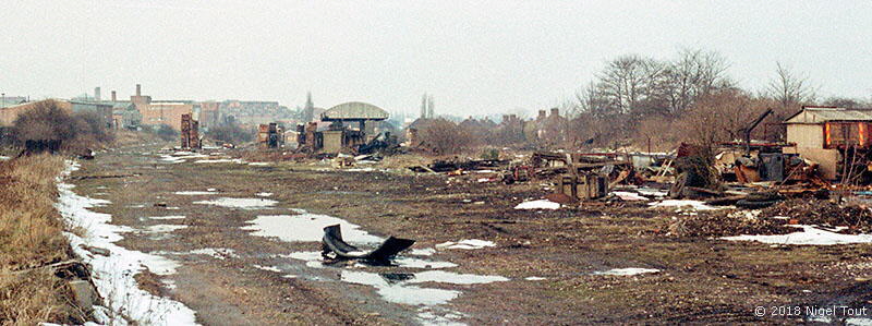 Site of Abbey Lane sidings Site of Abbey Lane sidings