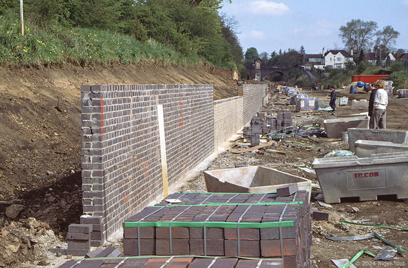 Construction of Leiester North Station Construction of Leiester North Station