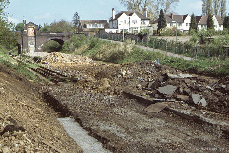 Disappearing Belgrave & Birstall station platform Disappearing Belgrave & Birstall station platform