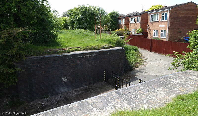 GCR track bed at Millbrook Walk, Leicester GCR track bed at Millbrook Walk, Leicester