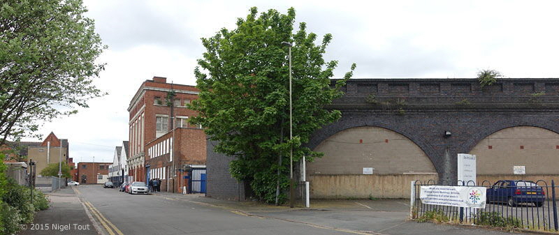 GCR viaduct, Slater Street, Leicester GCR viaduct, Slater Street, Leicester