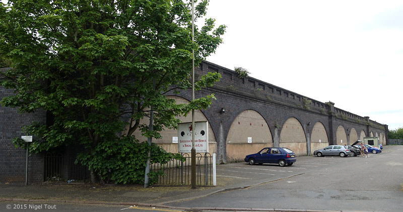 GCR viaduct, Slater Street, Leicester GCR viaduct, Slater Street, Leicester