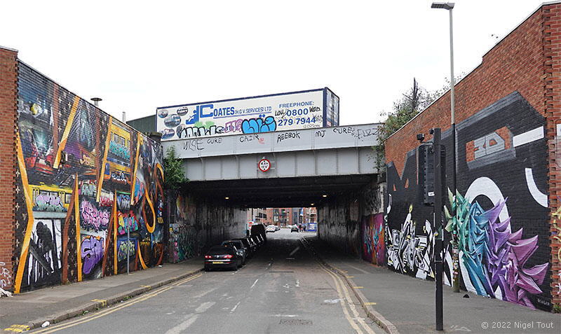 All Saints Road bridge renovated, GCR, Leicester All Saints Road bridge renovated, GCR, Leicester