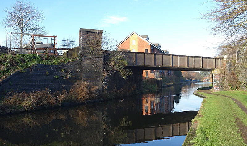 GCR canal bridge with parapets removed GCR canal bridge with parapets removed