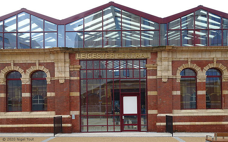 Leicester Central station sign Leicester Central station sign