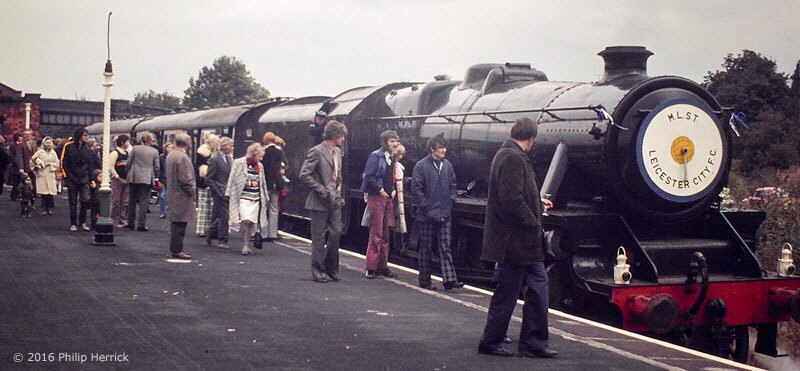 MLST/GCR, official inaugural train to Quorn, 1973 MLST/GCR, official inaugural train to Quorn, 1973
