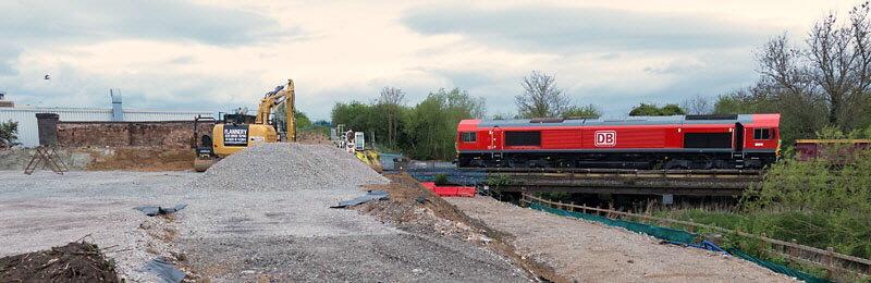 GCR Bridging the Gap - south embankment removed GCR Bridging the Gap - south embankment removed