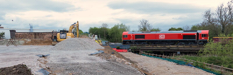 GCR Bridging the Gap - south embankment removed