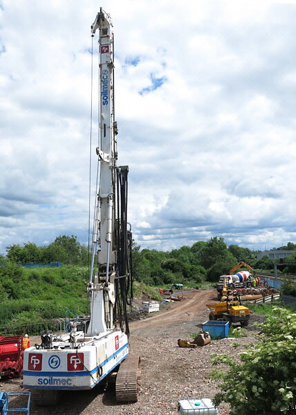 GCR Bridging the Gap large pile boring machine GCR Bridging the Gap large pile boring machine