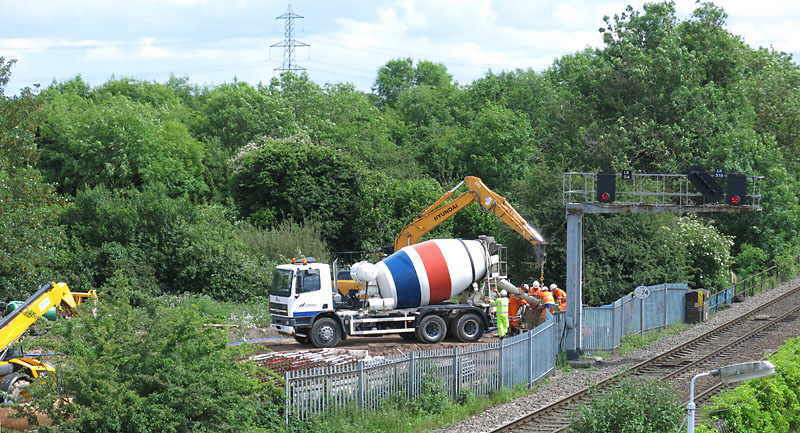 GCR Bridging the Gap pouring concrete GCR Bridging the Gap pouring concrete
