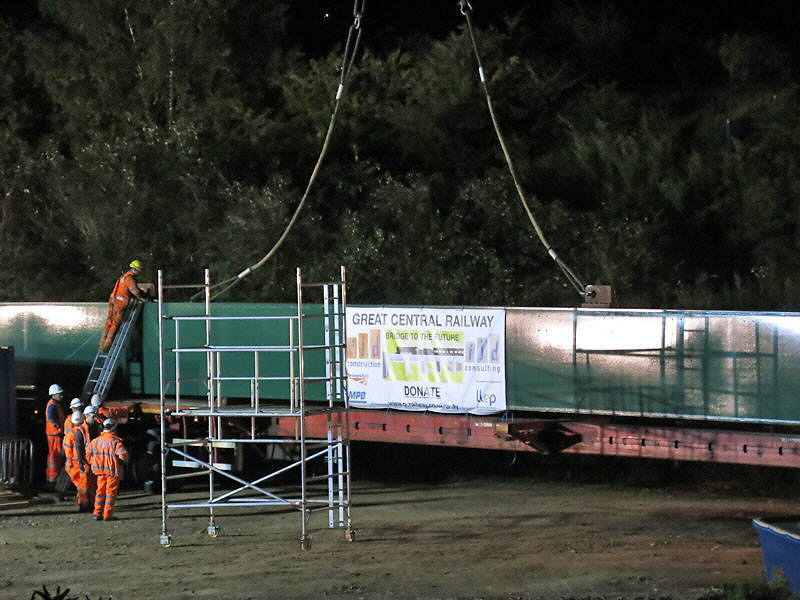 Side beam for the new bridge over The Gap Side beam for the new bridge over The Gap