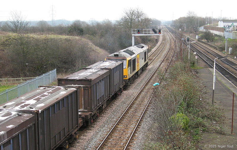 60056 gypsum train Loughborough